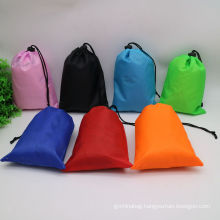 Wholesale Promotion Custom LOGO multi-color Dirty Clothes Drawstring backpack bag Nylon laundry Bag